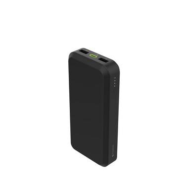 Mophie powerstation prime20 - Ultra-Compact Portable Power Bank with 20,000mAh Internal Battery, 18W USB-C PD Fast Charging, 3-Device Simultaneous Charging, Eco-Friendly Design