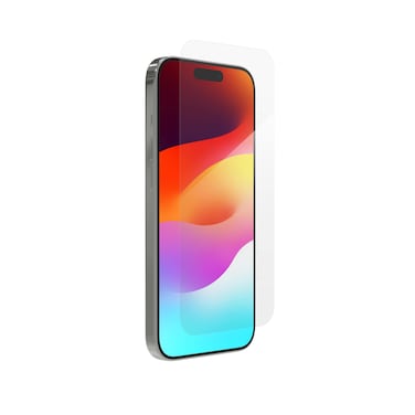 ZAGG InvisibleShield Glass Elite iPhone 15 Pro Screen Protector - 5X Stronger with Reinforced Edges, Scratch &amp; Smudge-Resistant Surface, Easy to Install