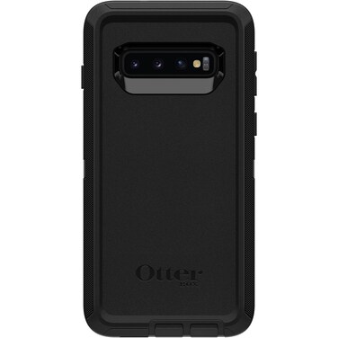OtterBox DEFENDER SERIES Case &amp; Holster For Samsung Galaxy S10 - Black
