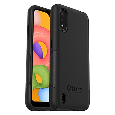 OtterBox Samsung Galaxy A01 Commuter Series Lite Case - Black, Slim &amp; Tough, Pocket-Friendly, with Open Access to Ports and Speakers (no Port Covers)