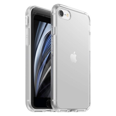 OtterBox Sleek Series Case for iPhone 7/8/SE 2nd Gen/SE 3rd Gen, Shockproof, Drop Proof, Ultra-Slim, Protective Thin Case, Tested to Military Standard, Clear, No Retail Packaging