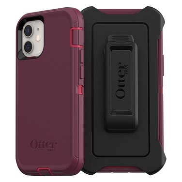 OtterBox DEFENDER SERIES SCREENLESS Case Case for iPhone 12 mini - BERRY POTION (RASPBERRY WINE/BOYSENBERRY)