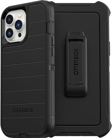 OtterBox Defender Series SCREENLESS Case Case for iPhone 12 Pro Max - Black