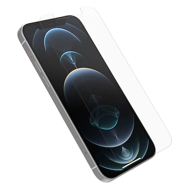 OtterBox Alpha Glass Screen Protector for iPhone 12 / iPhone 12 Pro, Tempered Glass, x2 Scratch Protection, Non-Retail Packaging