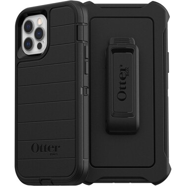 OtterBox Defender Series Case for Apple iPhone 12 &amp; iPhone 12 Pro - (Black)