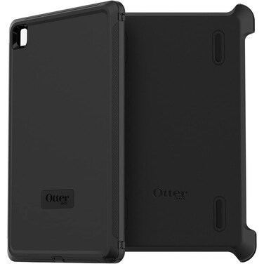 OtterBox Defender Case for Samsung Galaxy Tab A7, Shockproof, Ultra-Rugged Protective Case with Built in Screen Protector, 2X Tested to Military Standard, Black, Non-Retail Packaging