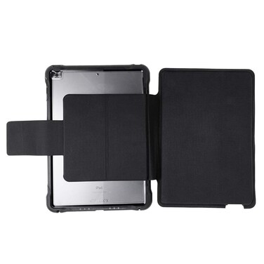 OtterBox UnlimitEd SERIES Case with Keyboard Folio + Screen Protector for iPad 7th, 8th &amp; 9th Gen (10.2" Display - 2019, 2020 &amp; 2021 version) - Non-retail/Ships in Polybag - Clear/Black