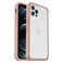 OtterBox Clear case with Colorful Grip Edge for iPhone 12/12 Pro - Potters Clay (Clear/Pink)