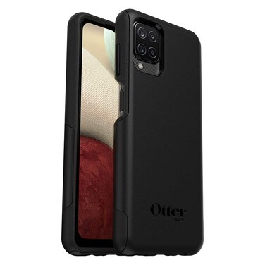 OtterBox Samsung Galaxy A12 Commuter Series Lite Case - Black, Slim &amp; Tough, Pocket-Friendly, with Open Access to Ports and Speakers (No Port Covers),