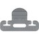 OtterBox Kids EasyGrab Multi-Use Case Stand ONLY- Gunmetal Gray, Replacement Part for Case to use in Car, Kids Tablet Case Handle