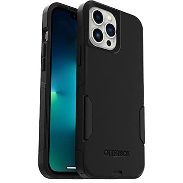 OtterBox iPhone 13 Pro Max &amp; iPhone 12 Pro Max Commuter Series Case - Black, Slim &amp; Tough, Pocket-Friendly, with Port Protection