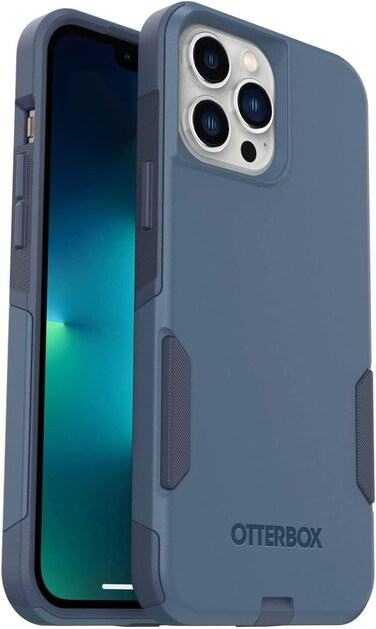 OtterBox iPhone 13 Pro Max &amp; iPhone 12 Pro Max Commuter Series Case - ROCK SKIP WAY, slim &amp; tough, pocket-friendly, with port protection
