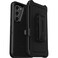 OtterBox Galaxy S23 (Only) - Defender Series Case - Black, Rugged &amp; Durable - with Port Protection - Includes Holster Clip Kickstand - Microbial Defense Protection - Non-Retail Packaging