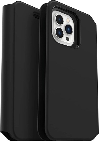 OtterBox Strada Series VIA Folio Case for Apple iPhone 13 Pro Max - Black Night