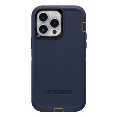 OtterBox iPhone 14 Pro Max (Only) - Defender Series Case - Rugged &amp; Durable - Case Only - Non-Retail Packaging - (Blue Suede Shoes)