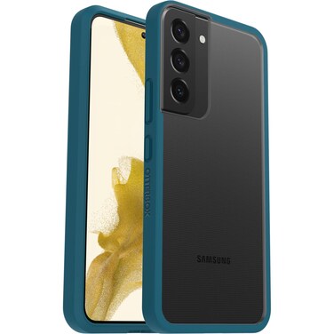 OtterBox Galaxy S22 Prefix Series Case - Pacific Reef, Ultra-Thin, Pocket-Friendly, Raised Edges Protect Camera &amp; Screen, Wireless Charging Compatible Blue