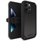 Pelican Shield Series - iPhone 14 Pro Max Case 6.7" [Compatible with MagSafe] [21ft Military Grade Drop Protection] Magnetic Charging iPhone Case Cover with Belt Clip Holster Kickstand - Black