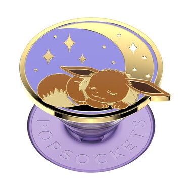POPSOCKETS Phone Grip with Expanding Kickstand, PopSockets for Phone, Pokemon - Enamel Sleeping Eevee