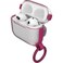 OtterBox - AirPods Case, 3rd Generation - Clear Protective Case with Carabiners, Wireless Charging Compatible (Sparkleberry)