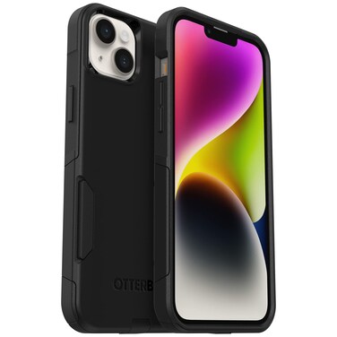 OtterBox iPhone 14 Plus Commuter Series Case - BLACK , Slim &amp; Tough, Pocket-Friendly, with Port Protection