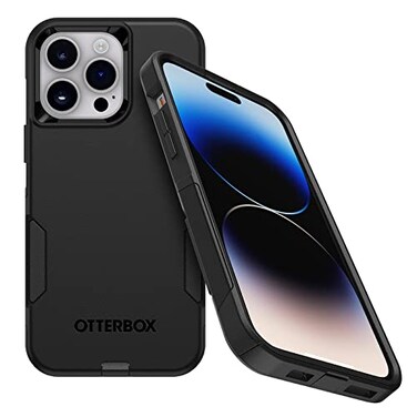 OtterBox iPhone 14 Pro (ONLY) Commuter Series Case - Black, Slim &amp; Tough, Pocket-Friendly, with Port Protection