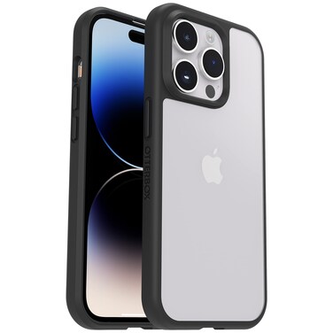 OtterBox iPhone 14 Pro Max (ONLY) Prefix Series Case - Black Crystal (Black/Clear), Ultra-Thin, Pocket-Friendly, Raised Edges Protect Camera &amp; Screen, Wireless Charging Compatible