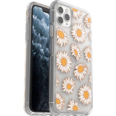 OtterBox iPhone 11 Pro Max &amp; iPhone Xs Max Symmetry Series Case - Vintage Daisy, Ultra-Sleek, Wireless Charging Compatible, Raised Edges Protect Camera &amp; Screen