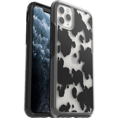 OtterBox iPhone 11 Pro Max &amp; iPhone Xs Max Symmetry Series Case - Cow Print, Ultra-Sleek, Wireless Charging Compatible, Raised Edges Protect Camera &amp; Screen