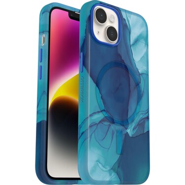 OtterBox - Ultra-Slim iPhone 14 Case (ONLY) - Made for Apple MagSafe, Artistic Protective Phone Case with Soft-Touch Material for Comfort (Morpho)
