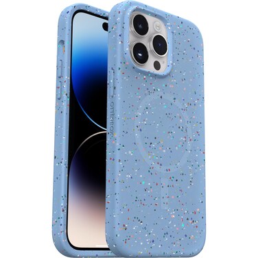 OtterBox iPhone 14 Pro Max Sustainable Series Case with MagSafe - House Party (Blue), Shockproof, Drop Proof, Ultra-Slim, Protective Case