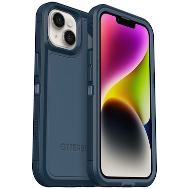 OtterBox iPhone 14 &amp; iPhone 13 Defender Series XT Case - Open Ocean (Blue), screenless, Rugged, Snaps to MagSafe, Lanyard Attachment