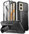 Poetic Revolution Case for Motorola Moto G Stylus 5G 2024,[Slide Camera Cover],[20FT Mil-Grade Drop Tested], Full-Body Grade Rugged Shockproof Cover with Kickstand and Built-in-Screen Protector, Black