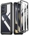 Poetic Guardian Case for Motorola Moto Edge 2024 [Not for 2023 Version], [20FT Mil-Grade Drop Tested], Full Body Hybrid Shockproof Bumper Cover with Built-in Screen Protector,Black/Clear