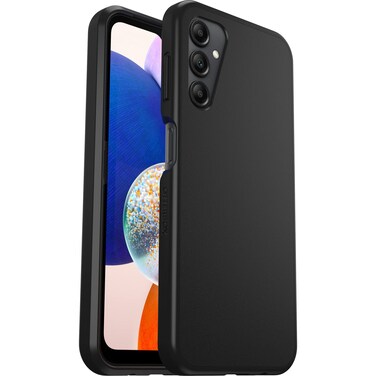 OtterBox Samsung Galaxy A14 5G Prefix Series Case - Single Unit Ships in Polybag - BLACK, ultra-thin, pocket-friendly, raised edges protect camera &amp; screen, wireless charging compatible