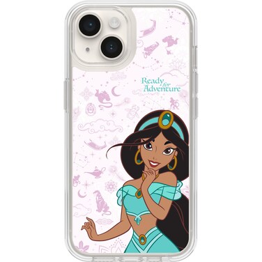 OtterBox iPhone 14 &amp; iPhone 13 Symmetry Series+ Case - Jasmine Adventure, Ultra-Sleek, Snaps to MagSafe, Raised Edges Protect Camera &amp; Screen