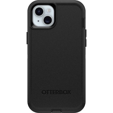 OtterBox iPhone 15 Plus and iPhone 14 Plus Defender Series Case - Black, Screenless, Rugged &amp; Durable, with Port Protection, Includes Holster Clip Kickstand