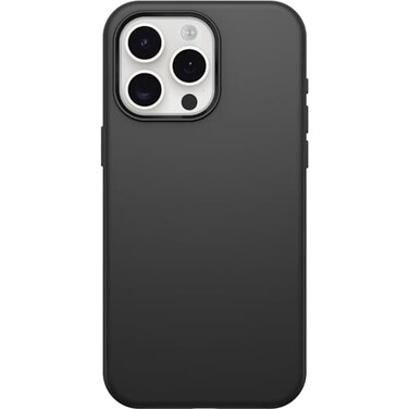 OtterBox iPhone 15 Pro MAX (Only) Symmetry Series Case - Black, Ultra-Sleek, Wireless Charging Compatible, Raised Edges Protect Camera &amp; Screen