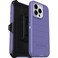 Otterbox iPhone 15 Pro MAX (Only) Defender Series Pro Case - Mountain Majesty (Purple), Screenless, Rugged &amp; Durable, with Port Protection, Includes Holster Clip Kickstand