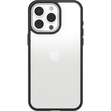 OtterBox iPhone 15 Pro MAX (Only) Prefix Series Case - Black Crystal, Ultra-Thin, Pocket-Friendly, Raised Edges Protect Camera &amp; Screen, Wireless Charging Compatible