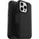 OtterBox iPhone 15 Pro (Only) Strada Folio Series Case - Shadow (Black), Card Holder, Snaps to MagSafe, Genuine Leather, Pocket-Friendly, Folio case