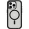 OtterBox iPhone 15 Pro (Only) Defender Series XT Clear Case - Dark Side (Black/Clear), Screenless, Rugged, Snaps to MagSafe, Lanyard Attachment