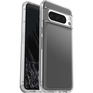 OtterBox Google Pixel 8 Pro Symmetry Series Clear Case - CLEAR, ultra-sleek, wireless charging compatible, raised edges protect camera &amp; screen (Single unit ships in polybag)