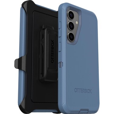 OtterBox Samsung Galaxy S24 Defender Series Case - Baby Blue Jeans, Rugged &amp; Durable, with Port Protection, Includes Holster Clip Kickstand