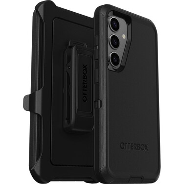 OtterBox Samsung Galaxy S24 Defender Series Case - Black, Rugged &amp; Durable, with Port Protection, Includes Holster Clip Kickstand