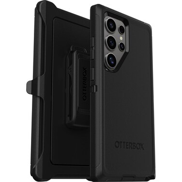 OtterBox Samsung Galaxy S24 Ultra Defender Series Case - Black, Rugged &amp; Durable, with Port Protection, Includes Holster Clip Kickstand