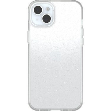 OtterBox iPhone 15 Plus and iPhone 14 Plus Prefix Series Case - Stardust (Clear/Glitter), Ultra-Thin, Pocket-Friendly, Raised Edges Protect Camera &amp; Screen, Wireless Charging Compatible