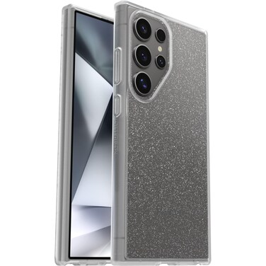 OtterBox Samsung Galaxy S24 Ultra Prefix Series Case - STARDUST (Clear/Glitter), ultra-thin, pocket-friendly, raised edges protect camera &amp; screen, wireless charging compatible (Ships in Polybag)