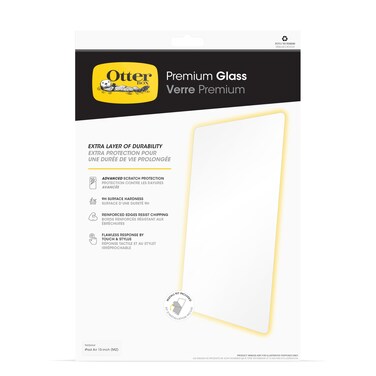 OtterBox Premium Glass Screen Protector for iPad Air 13-inch (M2) (2024), Scratch Protection, Flawless Touch Response, Fingerprint Resistant, Easy Installation