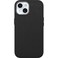 OtterBox iPhone 15 Symmetry Series Cactus Leather for MagSafe - Noir ASH (Black) (Black), Snaps to MagSafe, Ultra-Sleek, Raised Edges Protect Camera &amp; Screen