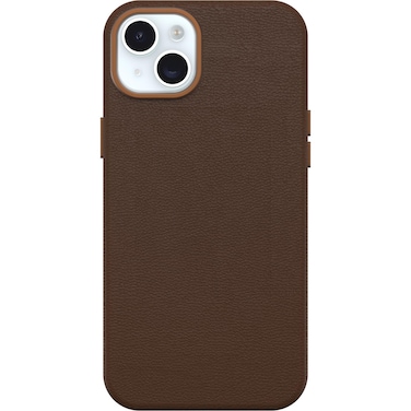 OtterBox iPhone 15 Plus Symmetry Series Cactus Leather for MagSafe - Rich Adobe (Brown) (Brown), Snaps to MagSafe, Ultra-Sleek, Raised Edges Protect Camera &amp; Screen